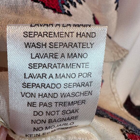 Blue Boheme Indian Cotton Moto Boho One Size Eclectic Whimsical Earthy - Picture 8 of 8